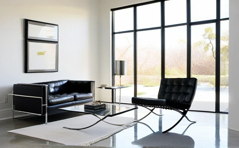 Modern interior with Barcelona style chair