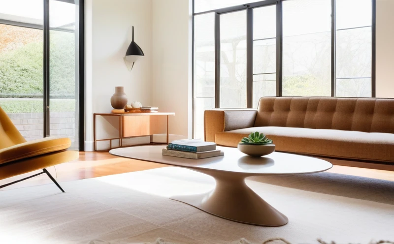 A contemporary, sunlit living room featuring a stylish coffee table and elegant sofa
