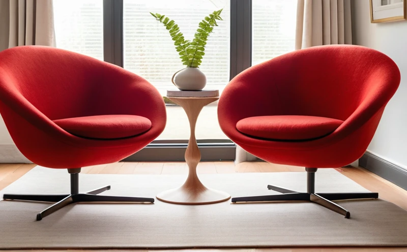 Two red Swan-style chairs in a bright, modern living room